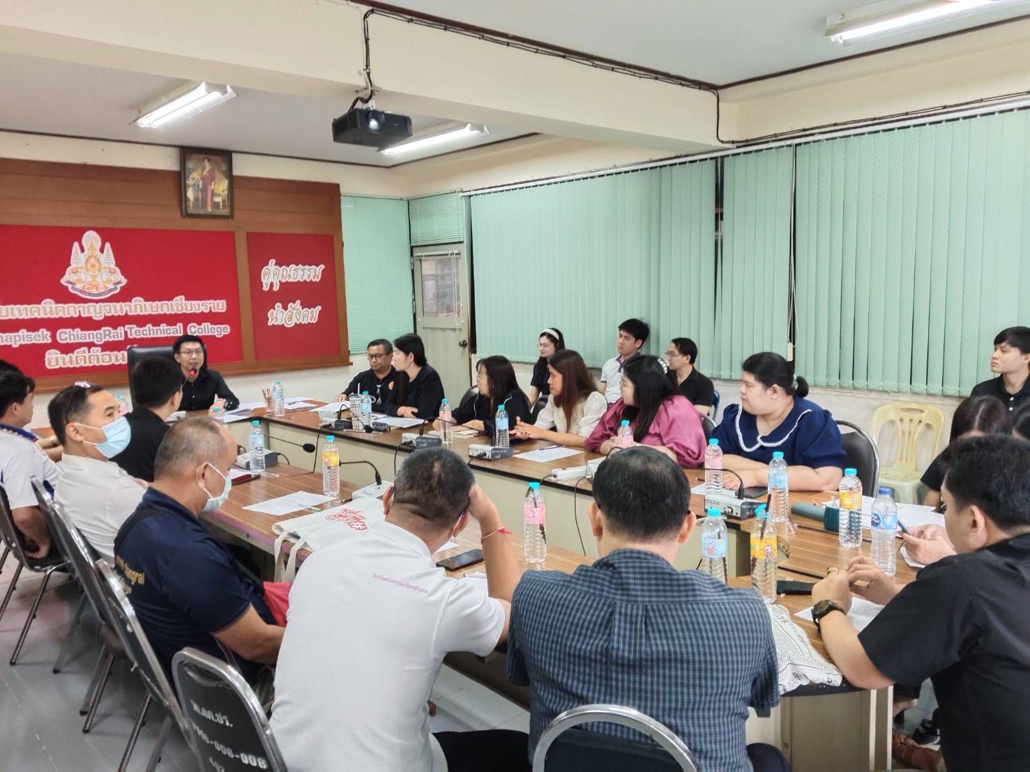 ประชุมฝ่ายวิชาการ (งานอาชีวศึกษาระบบทวิภาคีและความร่วมมือ) ครั้งที่ 1 ภาคเรียนที่ 1/2569